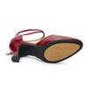 Fashion Women's Latin Dance Shoes Outdoor Rubber Sole 5.5cm Heel Salsa Soft Sole Dance Shoes