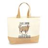Jute Bag Golden Retriever Beach Bag Man Woman Animals