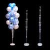Two-Tier and Three-Tier Transparent Balloon Table Stand and Floating Ornament Guide.