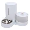 Cat Food Feeder and Water Fountain Large Capacity Space Saving Easy To Clean Pet Dry Food Dispenser
