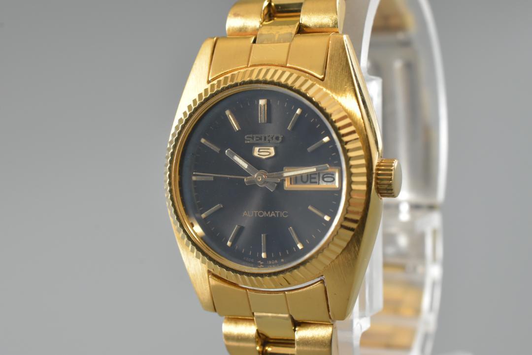 

[USED] Seiko 5 4206-0510 Automatic Watch, Gold, Women s