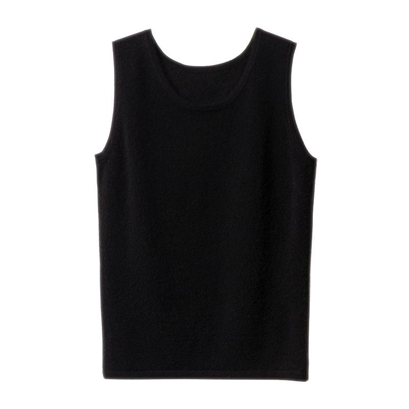 Women's Cashmere Knit U-Neck Sleeveless Camisole
