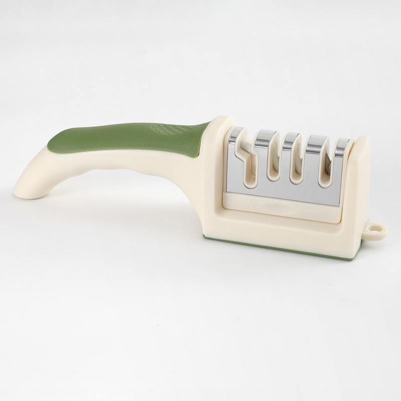 Multipurpose Handheld Kitchen Knife Sharpener with Quick 3-4 Stage Grinding