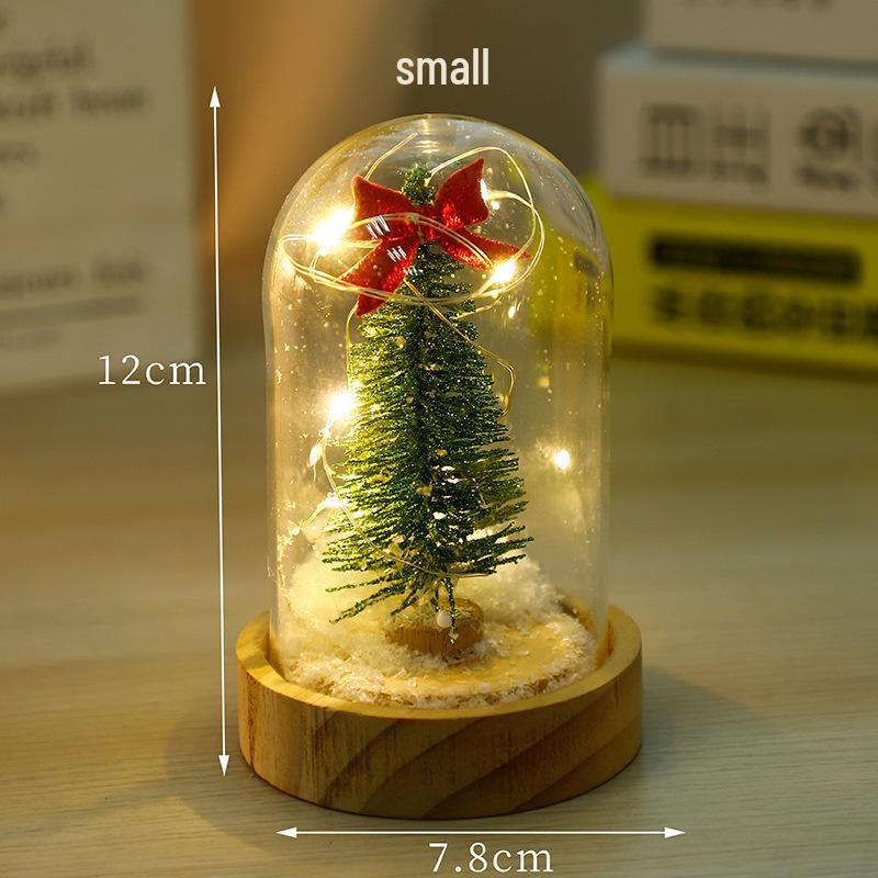 LED Weihnachtsmann Weihnachtsbaum Glas Lampenschirm Geschenk