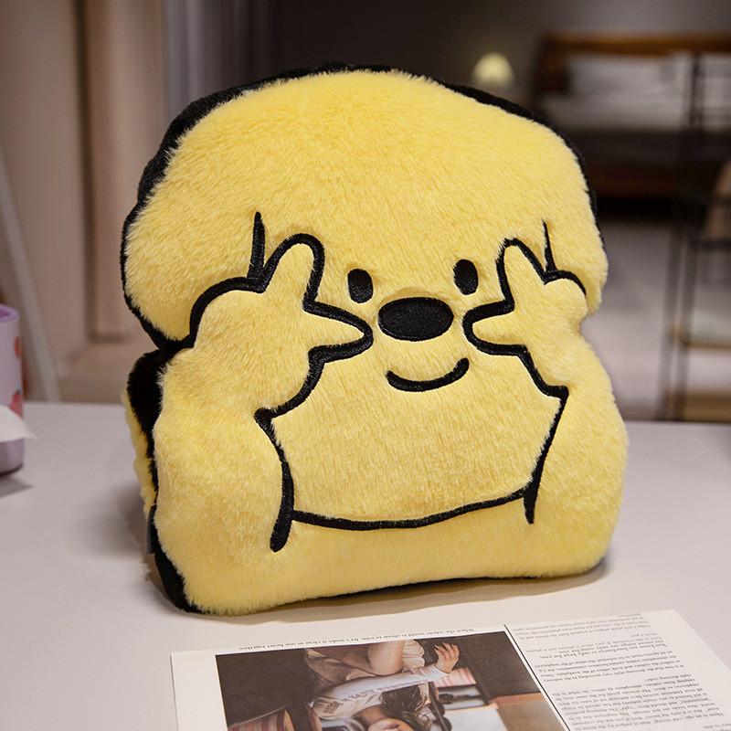 Cartoon Biye Pillow Cute Plush Sofa Cushion Pillow For Girls Soft And Cute Seat Cushion