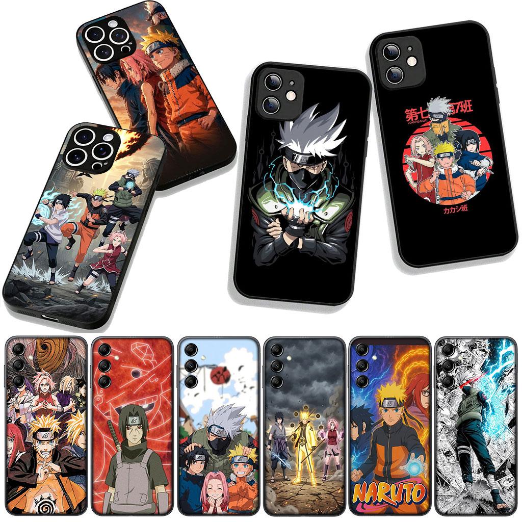Cover for Apple iPhone 16 15 14 Plus 13 12 Mini 17 Pro Max + ProMax 16E Air Phone Case Narutos Kakashi Haruno Sakura Sasuke