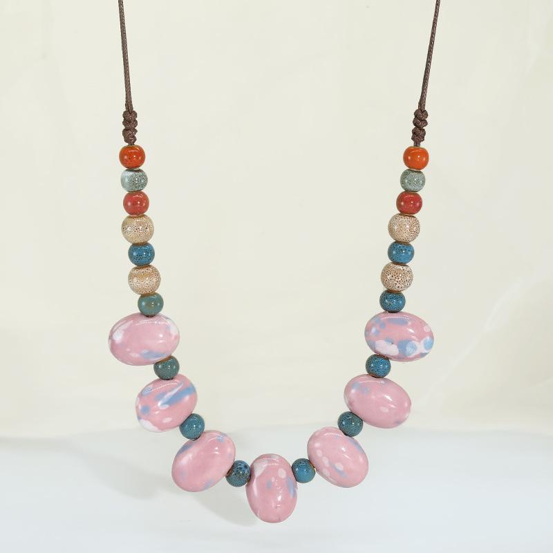 

Керамическая подвеска-топор, длинное ожерелье, ретро, простая и универсальная цепочка для свитера. ceramic necklace