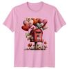 Valentines Day Mailbox Love Hearts Unisexs TShirt Unisexs Tee Graphic Top
