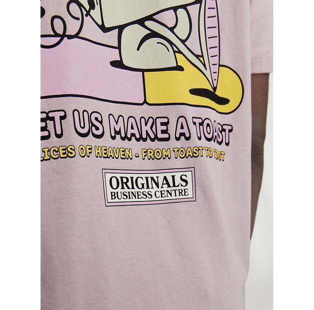 Jack & Jones T-Shirt mit kurzen Ärmeln Toast