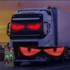 Windshield Eyes LED Pixel Panel Flashing Eyes On The Windshield Glowing Blinking Devil's Eyes LED for Windshield
