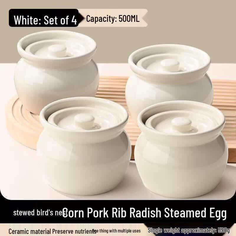 You Luo Ceramic Single-Serve Stew Pot