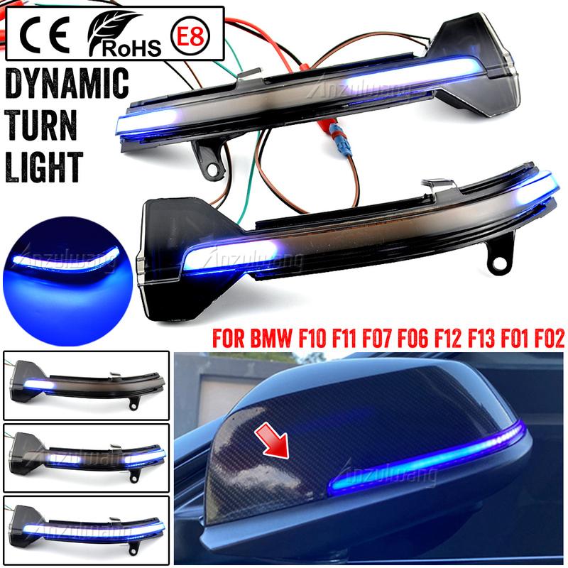 Dynamischer Blinker LED Rückspiegel Blinker Repeater Leuchte Passend für BMW 6er Serie F06 F12 F13 Facelift 2015-2017