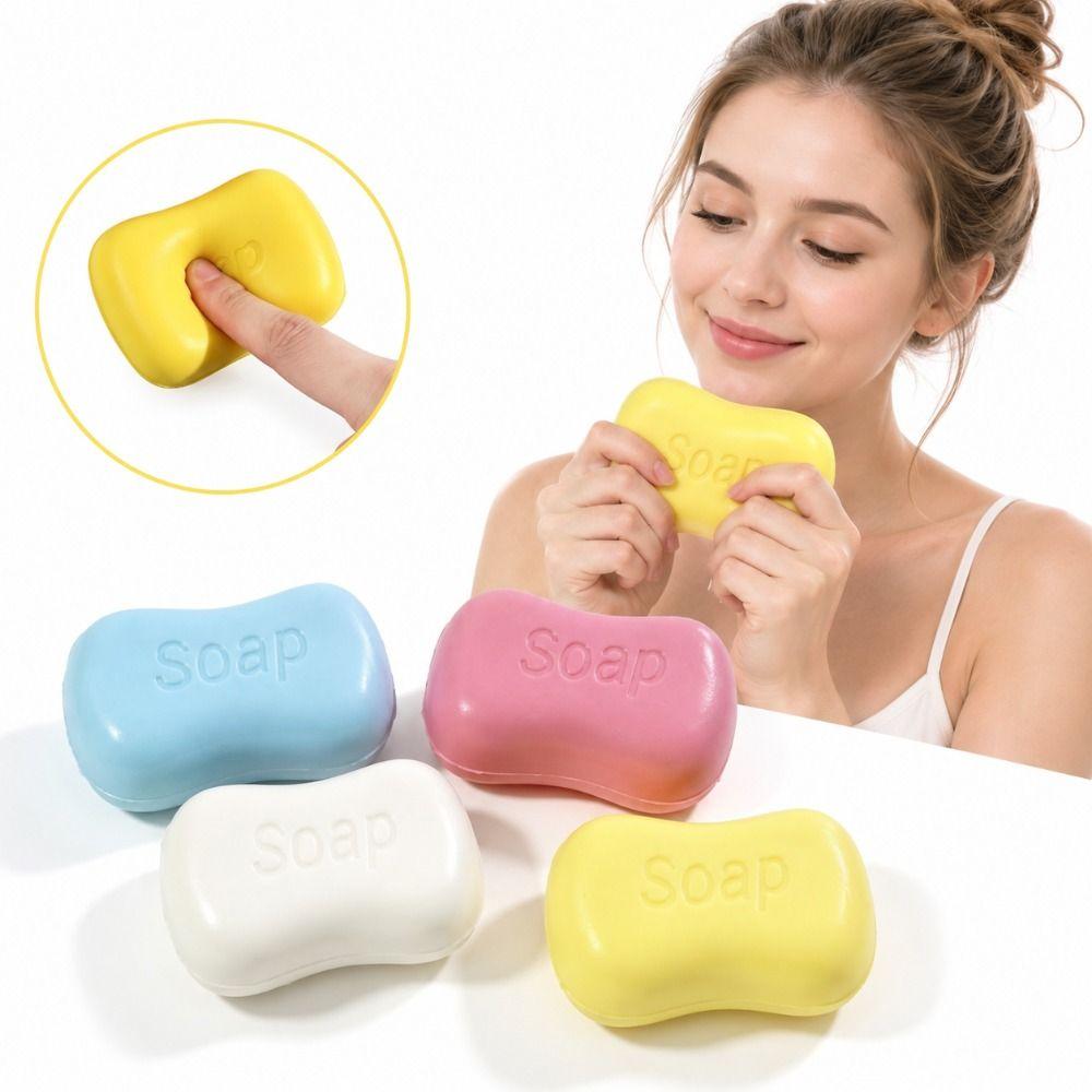 Slow Rebound Squishy Fidget Toy Realistic Soap Shape Decompression Pinch Toy Home Office