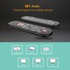 NEW W1 PLUS Air Mouse Remote Control 2.4G RF Wireless Mini Voice Control Keyboard Smart Gyroscope Keyboard Sense Anti-loss IR for Android TV Box