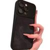 Denim Texture Protective Case for Apple 17 Pro/17 Pro Max with Large Window and Drop-Proof Solid Color Shell.