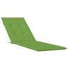 Lounge Chair Cushion Melange Green (75+105) X 50 X 4 Cm Fabric