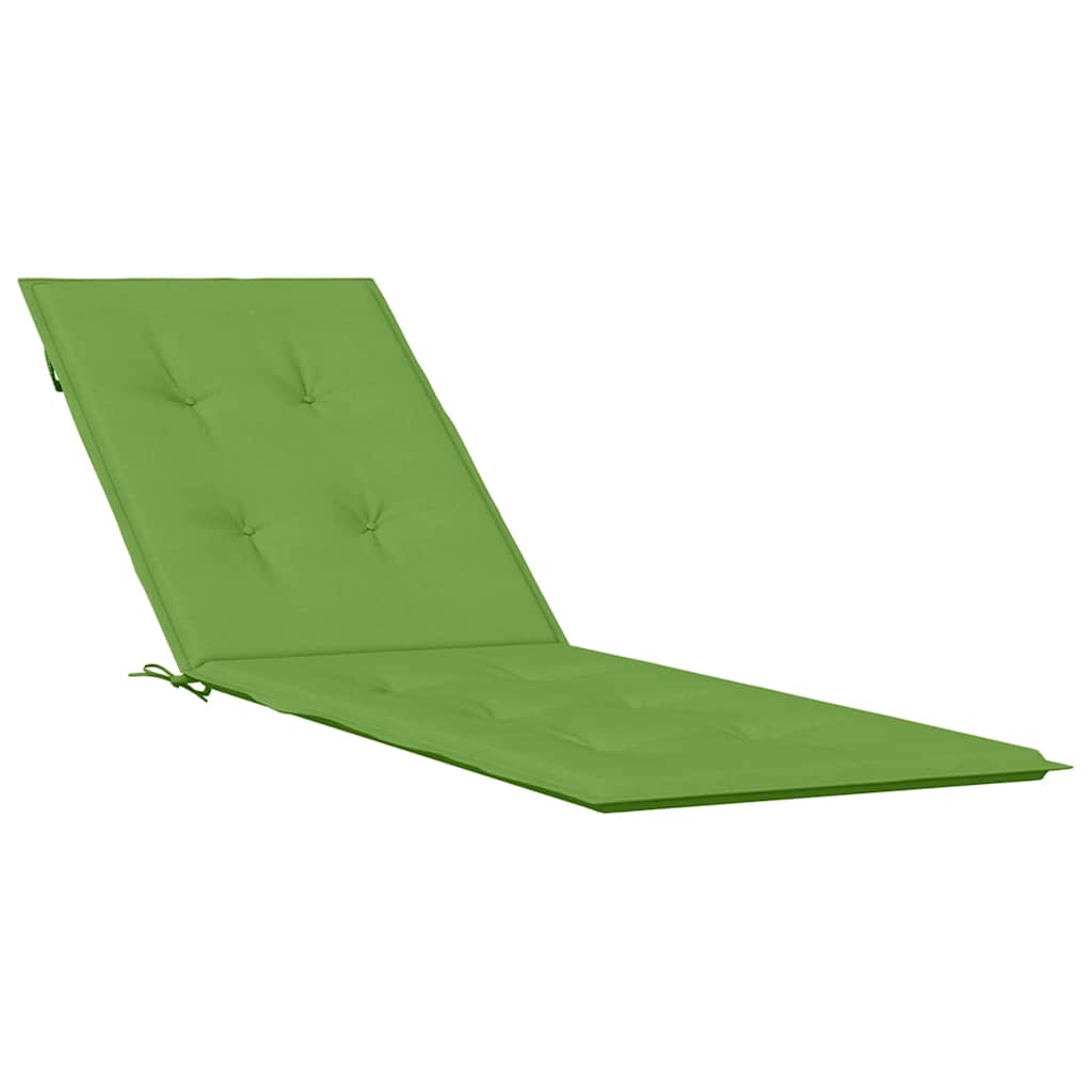 Lounge Chair Cushion Melange Green (75+105) X 50 X 4 Cm Fabric