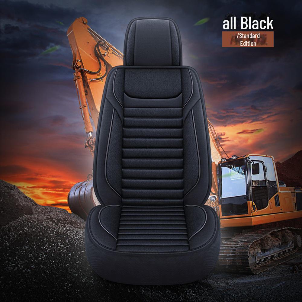 Pernă de scaun pentru excavator - Husă de lenjerie respirabilă pentru un singur loc, potrivire universală, potrivită pentru patru anotimpuri.