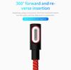 1M 3A 90 Degree Magnetic Fast Charging Charger Data Cable for Mirco USB