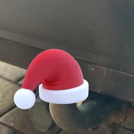 Christmas Hat Trailer Cap Trailer Hitch Ball Cover Protective Trailer Cap Decoration Christmas Gift