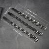 Gothic Vintage PU-Lederarmband für Männer und Frauen Punk Nieten Nieten Kreuzarmband Schmuck Zubehör