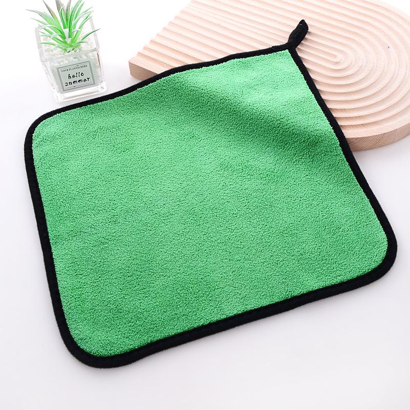 Double-Sided Thick Coral Fleece Car Drying & Cleaning Towel