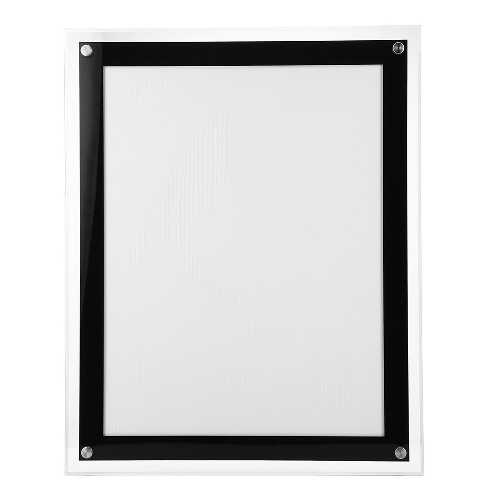 A3 LED Light Box Advertising Acrylic Snap Frame Backlit Board Poster Display (A3 )