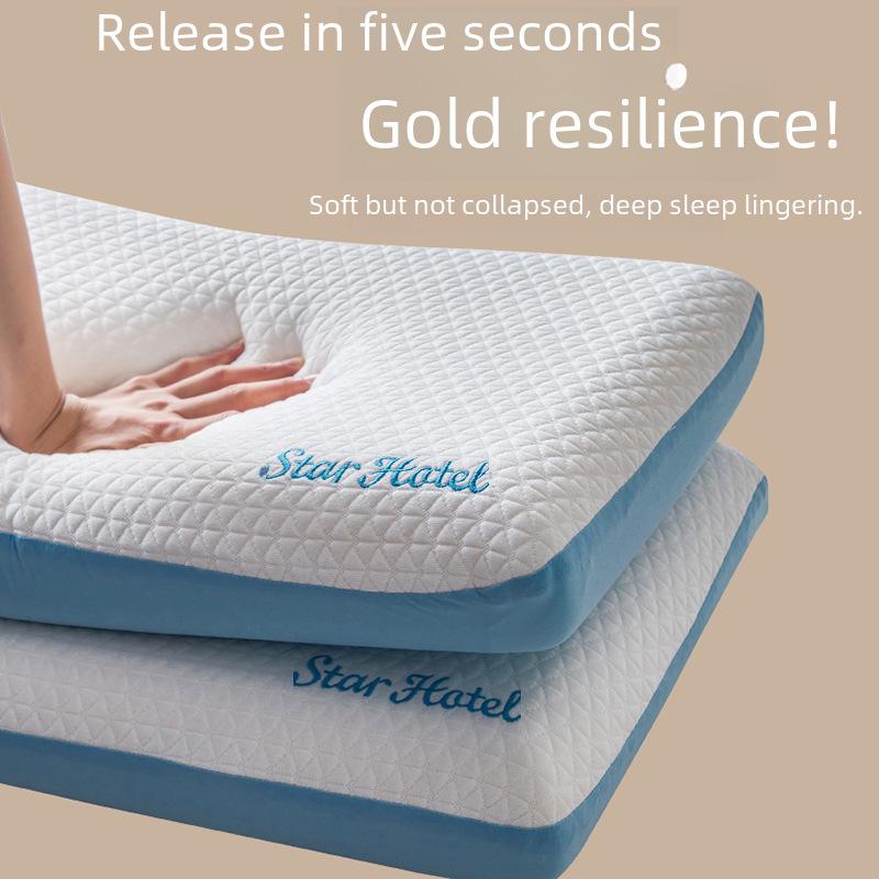 Luxury Memory Foam Pillow Pair - Ergonomic Design for Cervical Support & Better Sleep