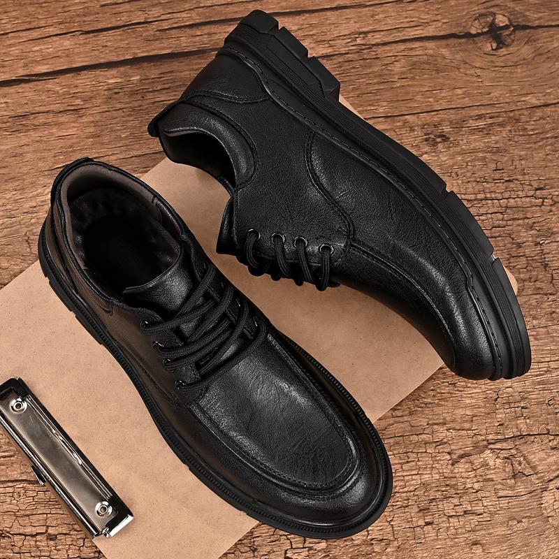 New Design Mens Handmade Oxford Shoes Vintage Style Casual Footwear Male Leather Formal Dress Shoes Man Business Casual Sneakers