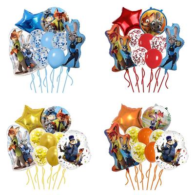 Zootopia Themed Party Balloon Set Children's Birthday Party Decoration Supplies