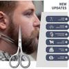 Professional Grooming Scissors, Small Scissors for Hair, Nose, Eyebrow Trimming, Facial, Mustache, Eyelashes, Precision Stainless Steel Scissors - PJ