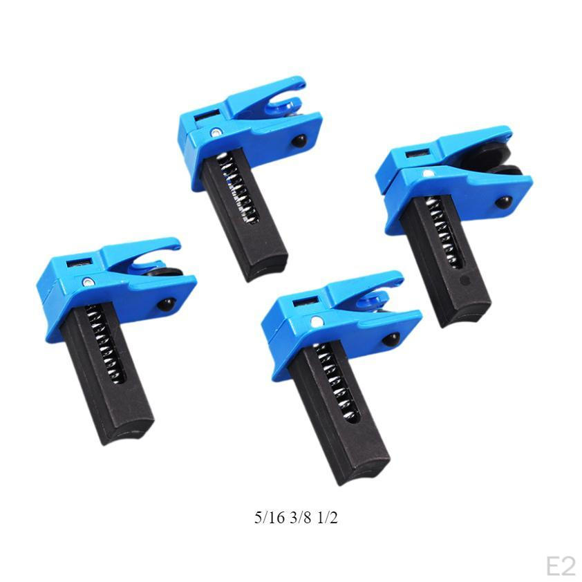 4 Pieces Auto Line Clamps 3/8” 5/16” 1/2” Automobile Brake Nozzle Clips Stopper for