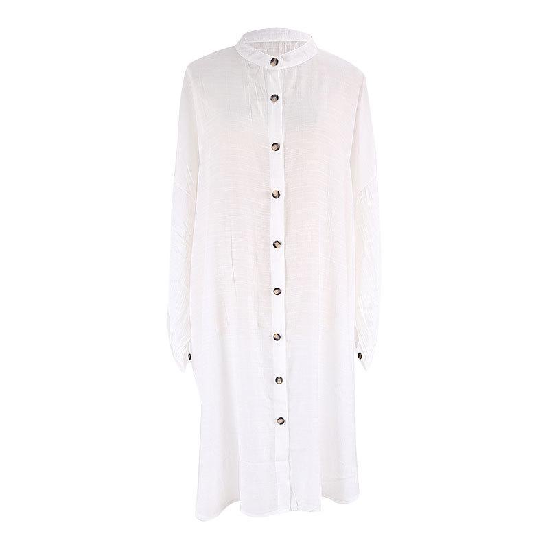 Evropsko-americký kardigan z bambusové bavlny: Bikini Plážová Zástěra a Ochrana proti Slunci na Dovolenou