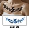 Waterproof Herbal Semi-Permanent Flower & Wings Sleeve Tattoo Sticker