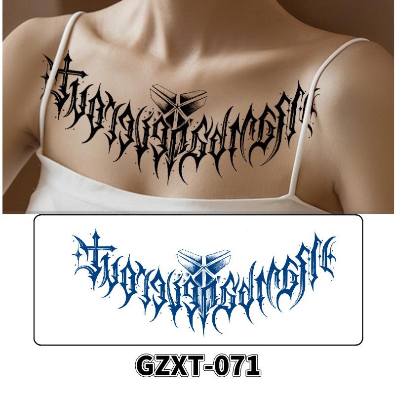 Waterproof Herbal Semi-Permanent Flower & Wings Sleeve Tattoo Sticker