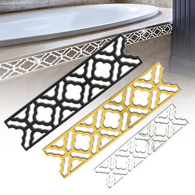 Wall Sticker 3D Geometric Pattern Self-Adhesive Acrylic Wall Border Stickers