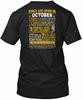 Kings Are Born In October Birthday Men T-Shirt Made In the USA Size S To 5XL