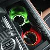 Lumière LED RGB pour Porte-Gobelet de Voiture 7 Couleurs Changeantes Luminescence Capteur Auto Lampe d'Ambiance Nocturne Décor Intérieur