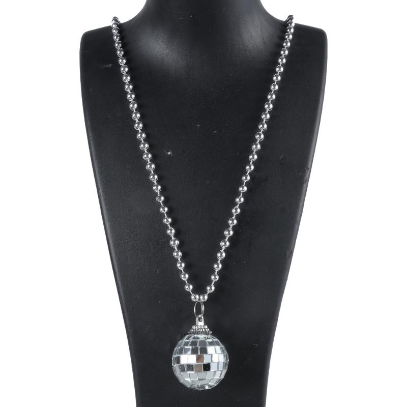 Fashionable Bead Collar Chain Neckwear 70s Party Wearing Neckchain for Men Women