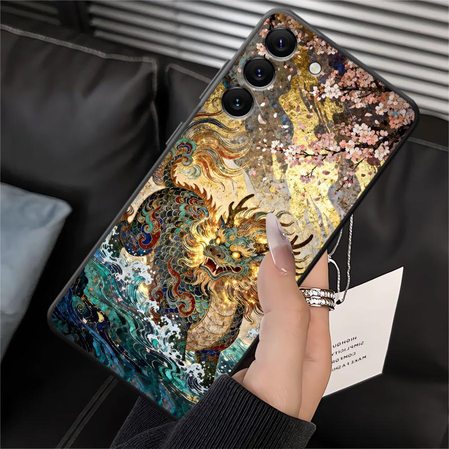 Cool Dragon Case for Samsung Galaxy A15 A12 A06 A17 A50 A16 A40 A70 A05 A04 A13 A20 Funda Phone Cover