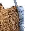 tote bag Side-frilled one-handle (basket bag)