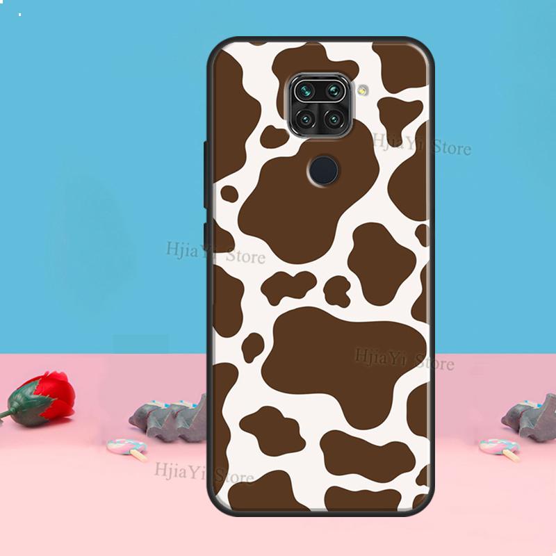 Cow Print Pattern Case For Redmi Note 8 9 10 11 12 Pro Plus 10S 11S 12S Cover For Redmi 9C 10A 10C 12C Coque