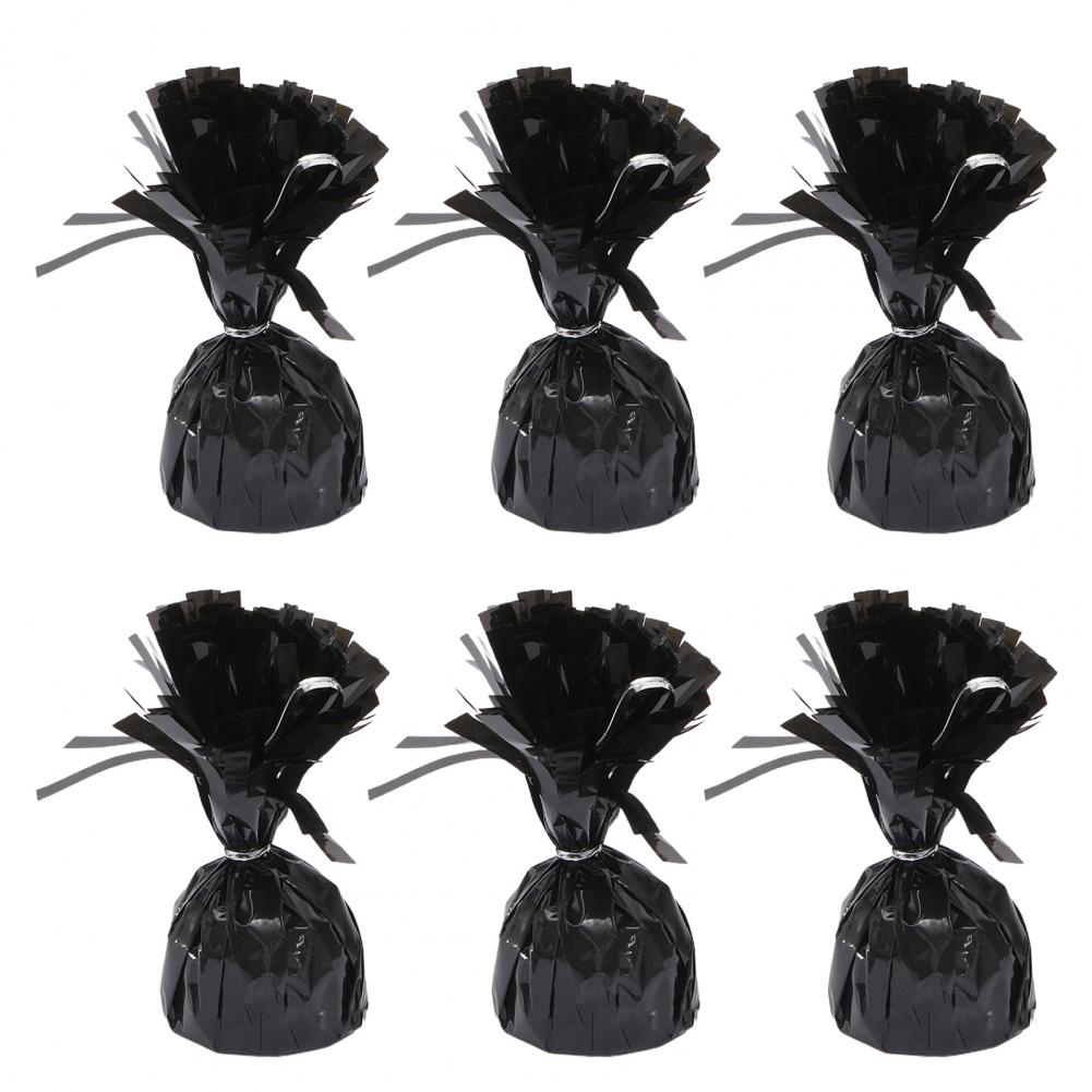 3/6Pcs Balloon Weight Holder Anti-floating Foil Paper-wrapped Long-lasting Balloon Weights Stainless Balloon Fixation Tool
