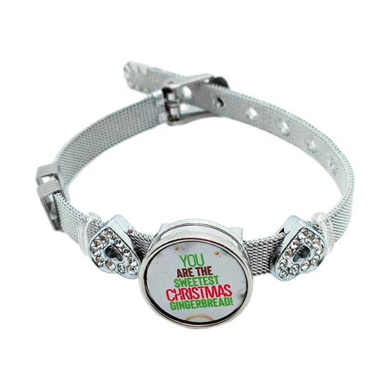 Sublimation Round Bracelet Trays Blank Base Bracelets Heat Transfer Blank Bracelet Stainless Steel Personalized Bracelet