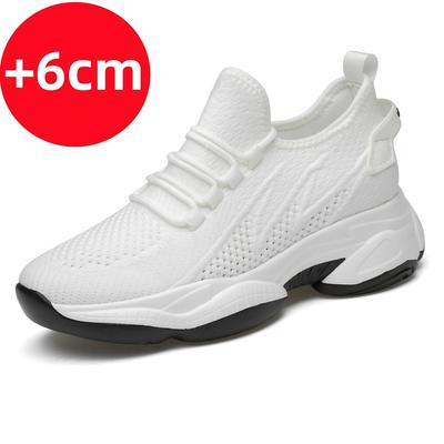 Scarpe da Ginnastica Estive alla Moda da Uomo Scarpe con Rialzo Scarpe per Aumentare l'Altezza per Uomo Solette 6CM Tacchi Nascosti Scarpe Sportive Rialzo Interno