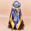 2025 New 90*90cm Silk Satin Hair Scarf Women Handkerchief Printed Female Square Head Bandana Small Neck Muffler Hijab Lady Girl