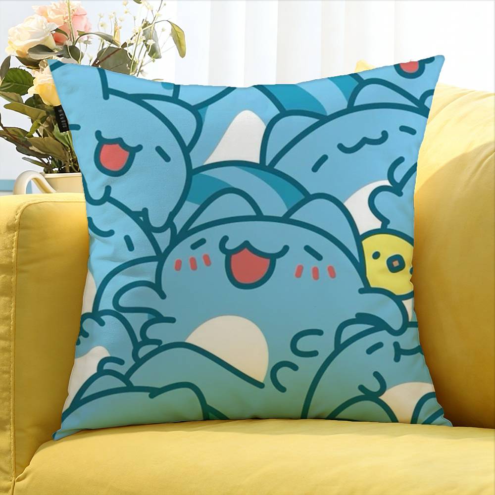 Anime B-Bugcat CapooS World Various Sizes Square Pillow Case For Car Home Bedchamber Decor