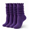Women's Ruffled Lace Bubble Calf Socks - Girlish Long Slouch Style