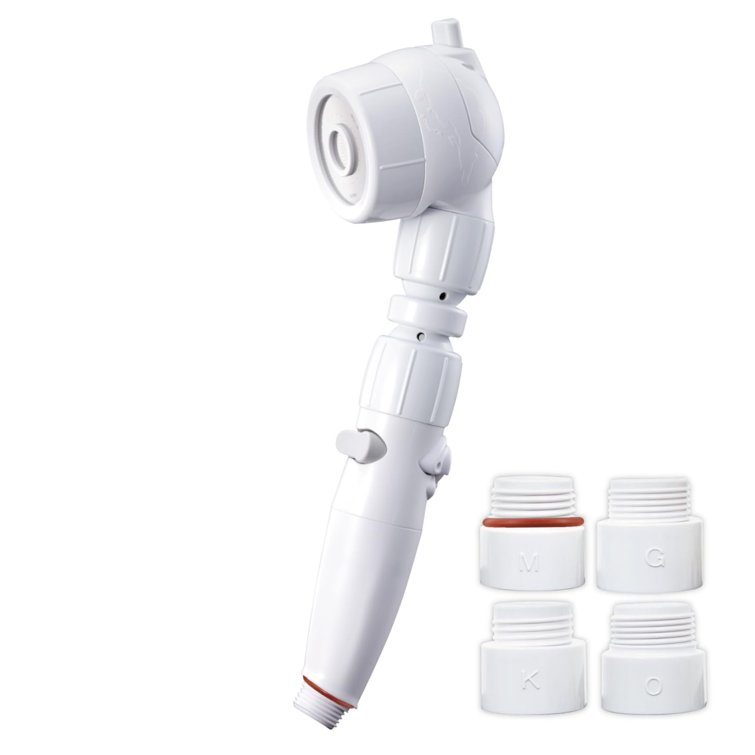 Armic Shower High Water Flexible Head Adjustable Water and Stop 3D Earth Shower Head Home Made in Head, Water-Saving, Pressure, Movement, Angle, белый