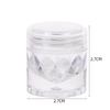 2/5 Pcs Empty Sifter Jars With Mesh Loose Powder Container Clear Cap Diy Cosmetic Refillable Bottles